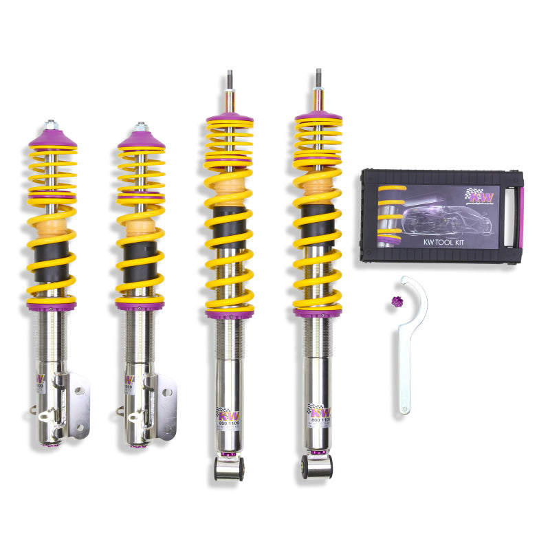 KW Coilover Kit V3 VW Golf II / Jetta II (19E) 2WD all engines - Mammoth Racing -