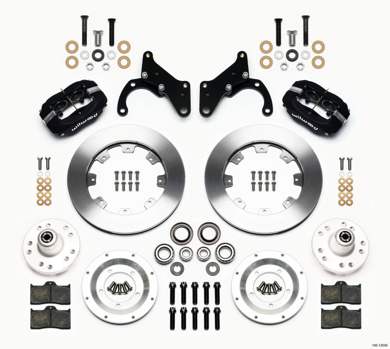Wilwood Forged Dynalite Front Kit 12.19in 69-70 Impala Drum/Disc 69-82 Vette - Mammoth Racing -
