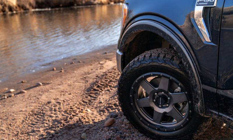 Bushwacker 21-22 Ford F-150 OE-Style Flares 2pc Front - Black - Mammoth Racing -