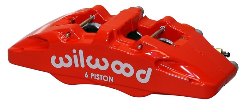 Wilwood Caliper-Forged Dynapro 6 5.25in Mount-Red-R/H 1.62/1.38in/1.38in Pistons 1.10in Disc - Mammoth Racing -