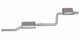 Gibson 07-10 Dodge Charger SE 2.7l 2.5in Axle-Back Single Exhaust - Stainless - Mammoth Racing -