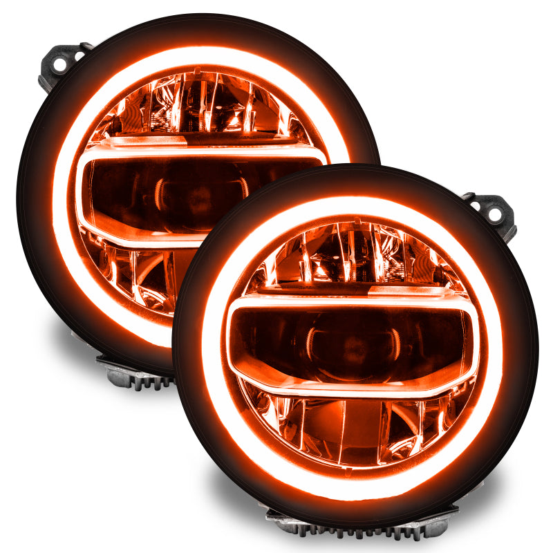 Oracle Jeep Wrangler JL/Gladiator JT RGB+W Headlight DRL Upgrade Kit - ColorSHIFT 2 - Mammoth Racing -