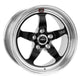 Weld S71 17x7 / 5x4.75 BP / 4.2in. BS Black Wheel (High Pad) - Non-Beadlock - Mammoth Racing -