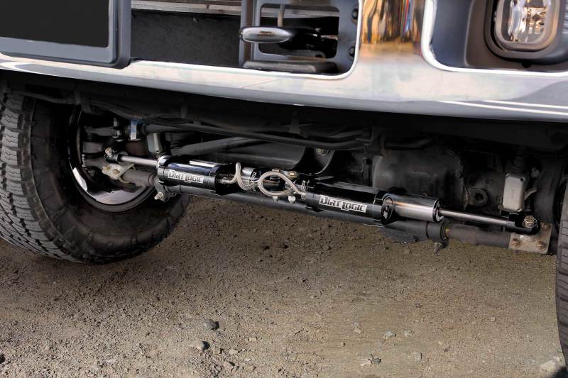Fabtech 05-21 Ford F250/350 4WD Dual Steering Stabilizer System (Opposing Style) w/DL 2.25 Res Shock - My Store