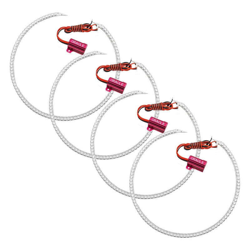 Oracle Jeep Grand Cherokee 05-10 LED Halo Kit - White - Mammoth Racing -