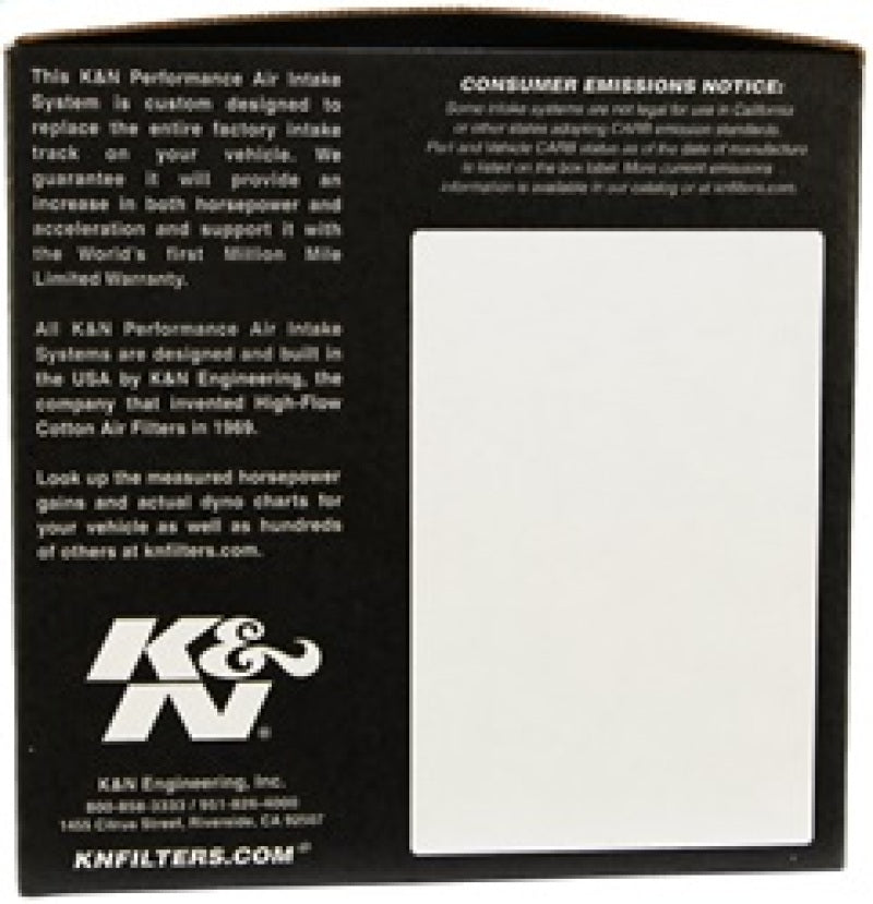 K&N 93-98 Miata Performance Intake Kit (International Models Only) - Mammoth Racing -