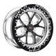 Weld S76 15x10.33 / 5x115 Conical BP / 6.5in. BS Black Wheel (Medium Pad) - Single Beadlock MT - Mammoth Racing -