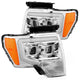AlphaRex 09-14 Ford F-150 LUXX LED Proj Headlights Plank Style Chrome w/Activ Light/Seq Signal/DRL - My Store