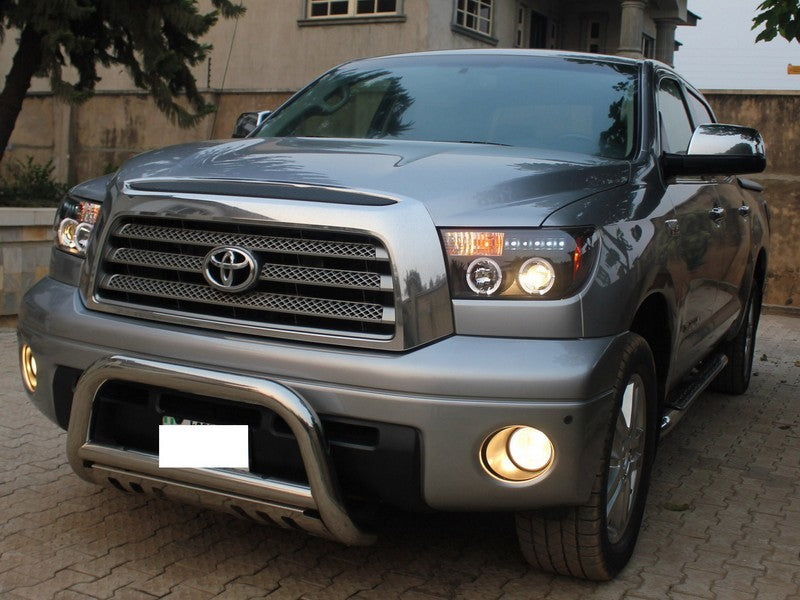 Spyder Toyota Tundra 07-133 Projector Headlights LED Halo LED Blk PRO-YD-TTU07-HL-BK - Mammoth Racing -