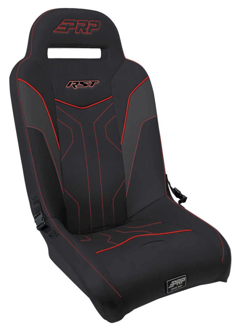 PRP RST Suspension Seat- Black/Red - Mammoth Racing -