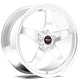 Weld S71 20x11 / 5x115mm BP / 5.8in. BS Polished Wheel (High Pad) - Non-Beadlock - Mammoth Racing -