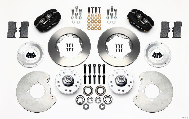 Wilwood Forged Dynalite Front Kit 11.00in 37-48 Ford Psgr. 360 Plate Mount - Mammoth Racing -