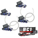 Oracle Scion tC 11-13 Dual Halo Kit - ColorSHIFT w/ BC1 Controller - Mammoth Racing -