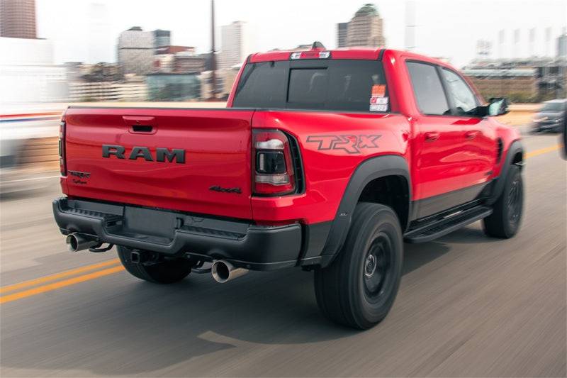 Corsa 21-22 Dodge Ram TRX Crew Cab Baja Catback Exhaust Dual Rear Satin Tip - Mammoth Racing -