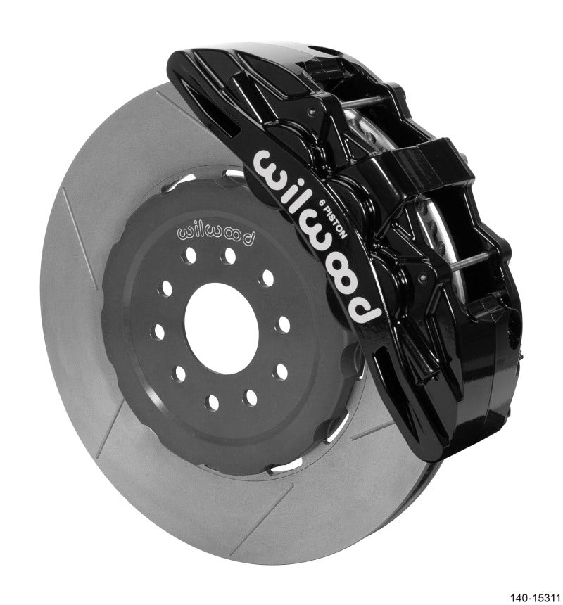 Wilwood Sx6r Front Brake Kit 15in GT Slotted Black 05-13 Chevy Corvette - My Store