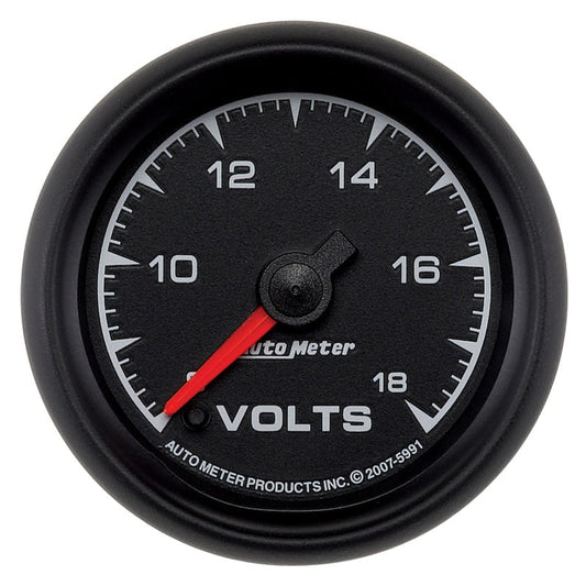 Autometer ES 2-1/16in 18V Digital Stepper Motor Voltmeter - My Store