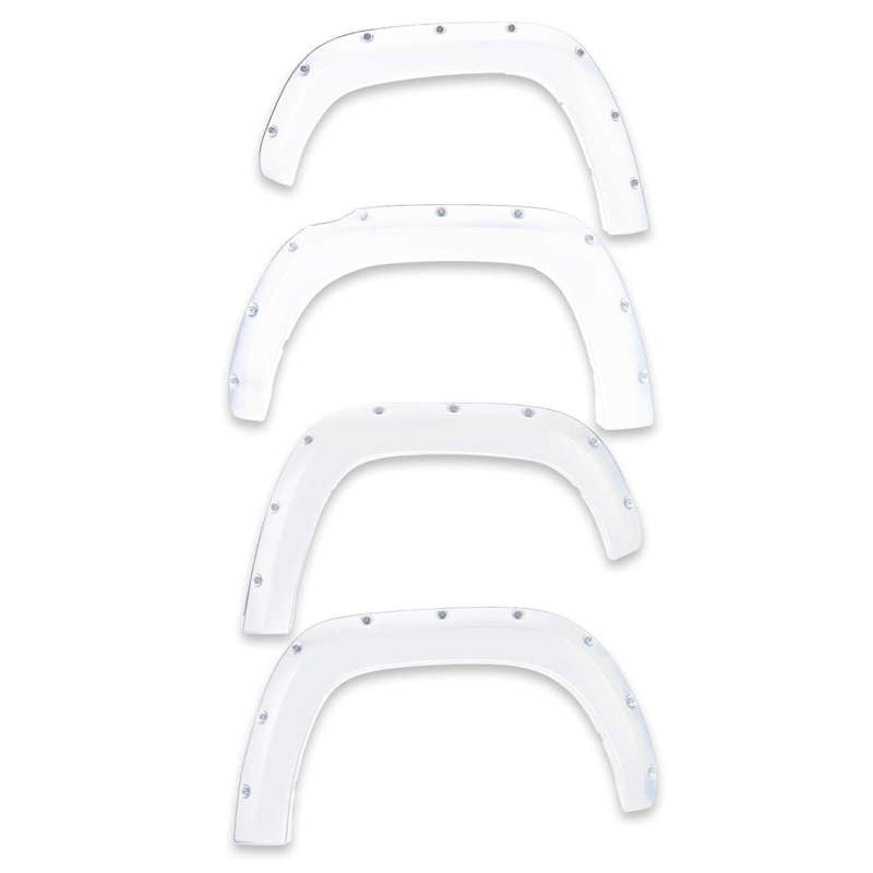 EGR 2018 Ford F150 Bolt-On Look Color Match Fender Flares - Set - Oxford White - Mammoth Racing -