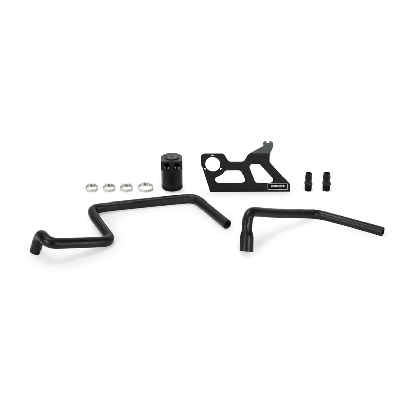Mishimoto 07-11 Jeep Wrangler JK Baffled Oil Catch Can - Black - Mammoth Racing -