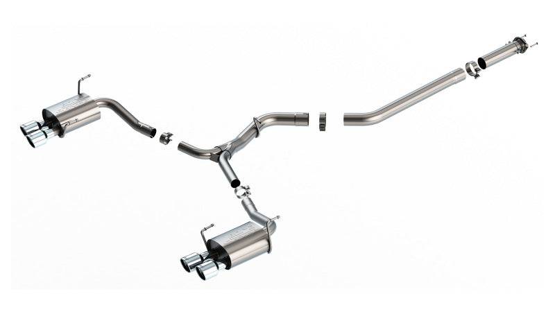 Borla 2022 Subaru WRX 2.4L Turbo AT/MT AWD S-Type Catback Exhaust Polished Tips - Mammoth Racing -