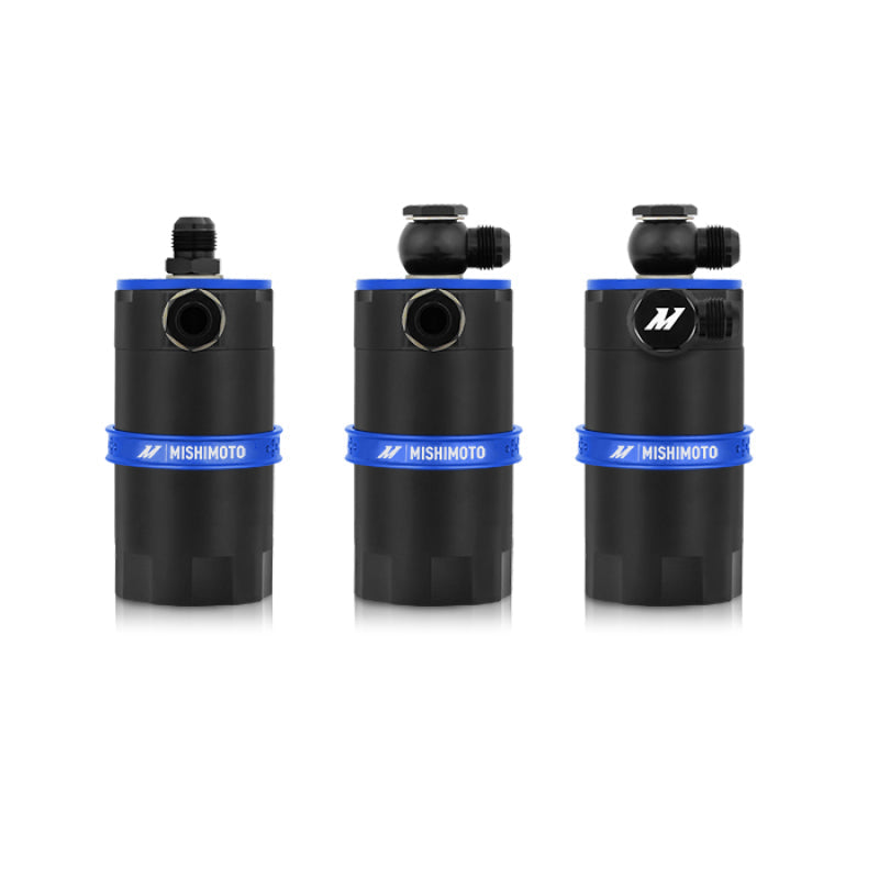 Mishimoto Universal Baffled Oil Catch Can - Blue - Mammoth Racing -