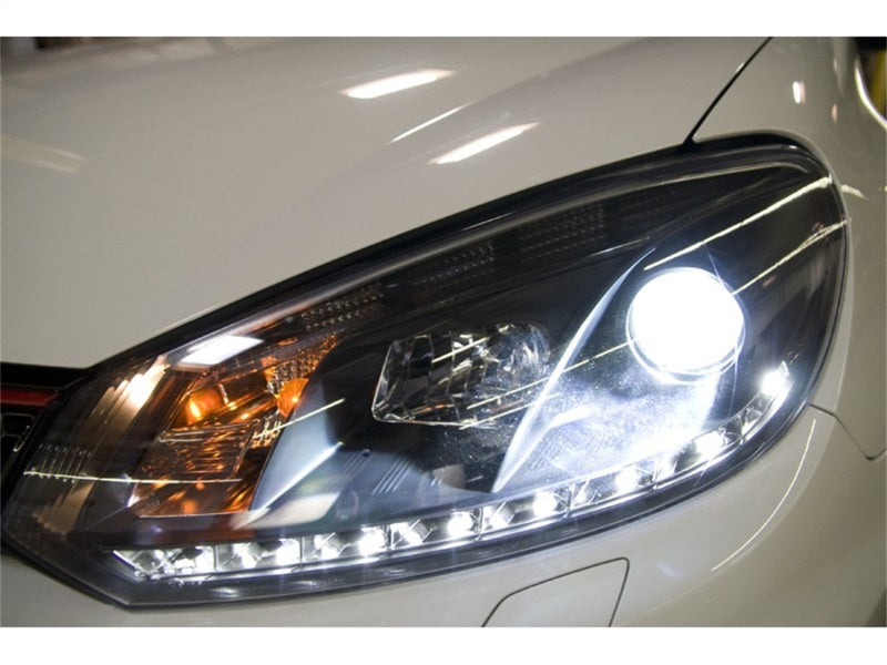 Spyder Volkswagen Golf/GTI 10-13 Projector Headlights Halogen Model- DRL Blk PRO-YD-VG10-DRL-BK - Mammoth Racing -