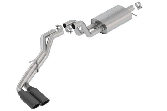 Borla 2019 Ford Ranger XL/XLT/Lariat 2.3L 2/4WD WB S-Type Catback Exhaust w/ Dual Blk Chrome Tips - Mammoth Racing -
