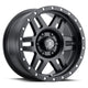 Icon Six Speed 17x8.5 6x5.5 25mm Offset 5.75in BS 108.1mm Bore Satin Black Wheel - Mammoth Racing -