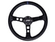 PRP Deep Dish Leather Steering Wheel- Blue - Mammoth Racing -