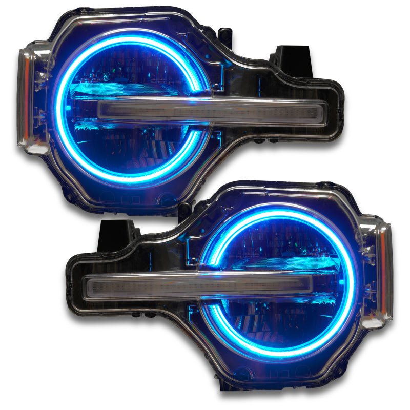 Oracle 2021 Ford Bronco DRL Upgrade w/ Halo Kit - ColorSHIFT w/ BC1 Controller - Mammoth Racing -