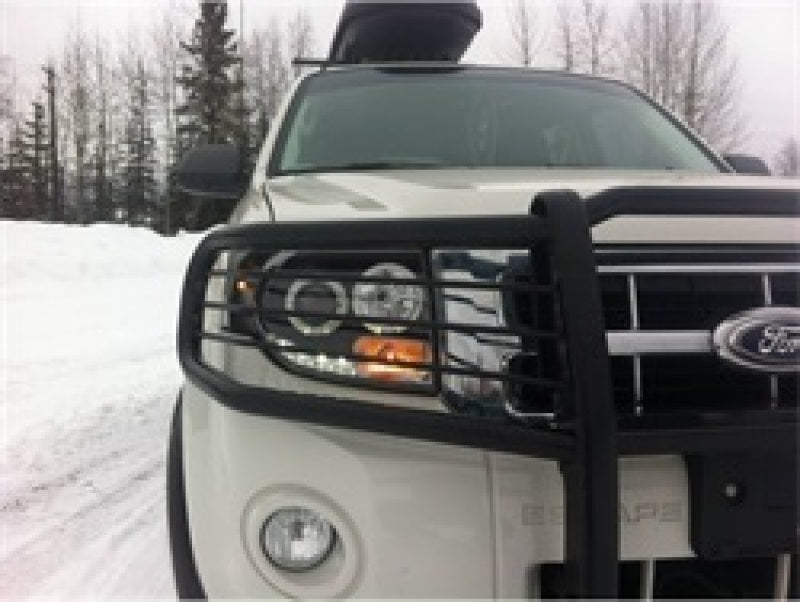 Spyder Ford Escape 08-12 Projector Headlights Halogen Model Only - DRL Black PRO-YD-FES08-DRL-BK - Mammoth Racing -