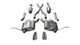 Corsa 11-21 Jeep Grand Cherokee 3.6L Dual Rear Exit Sport Exhaust w/ 4.5in Pro-series Tips - Mammoth Racing -