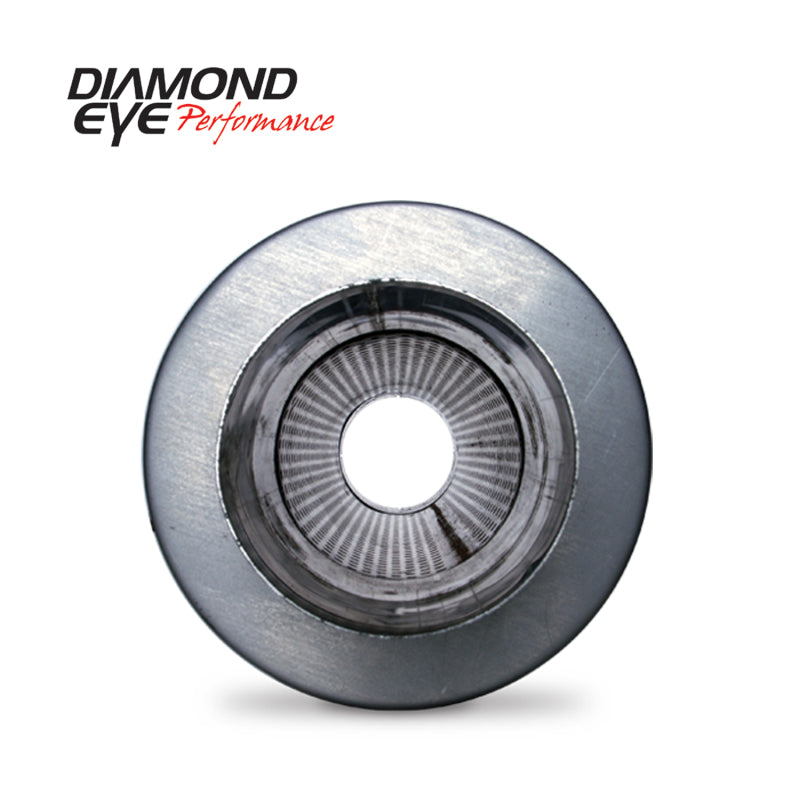 Diamond Eye MFLR 4inID SGL IN/SGL OUT 7inDIA X 24in BODY 30in LENGTH PERF SLOTTED ENDS 409 SS - Mammoth Racing -