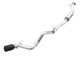 AWE Tuning 2021+ Ford Bronco 0FG Single Rear Exit Exhaust w/Diamond Black Tip & Bash Guard - My Store