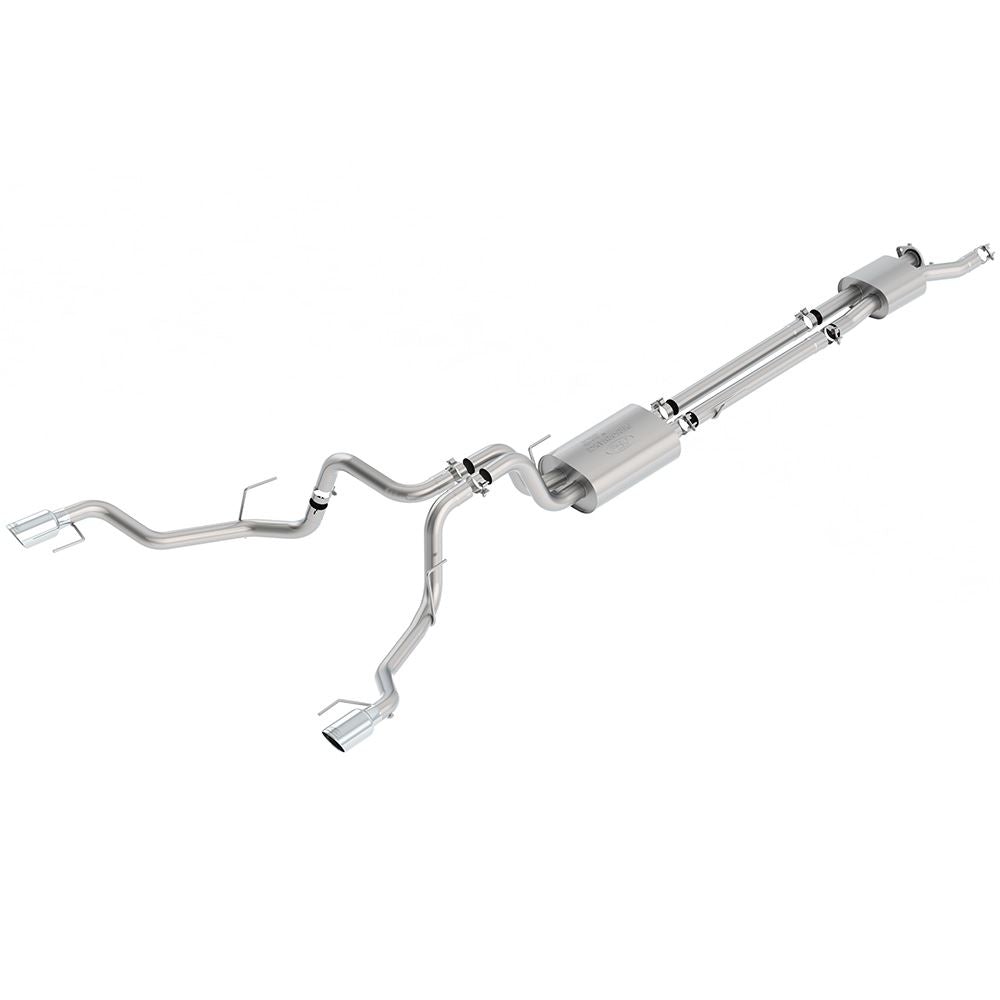 Ford Racing 10-17 Taurus Sho Cat-Back Touring Exhaust System - Chrome Tips - Mammoth Racing -