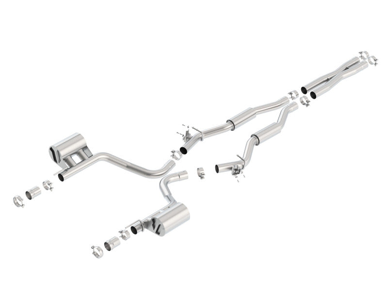 Borla 15-16 Dodge Challenger SRT 392 S-Type Catback Exhaust Single Split Rear Exit (No Tip) - My Store