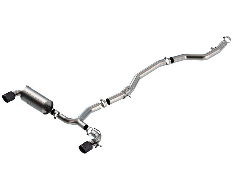 Borla 2020 Toyota Supra GR 3.0L I6 3in ATAK Catback Exhaust - Carbon Fiber Tips - Mammoth Racing -