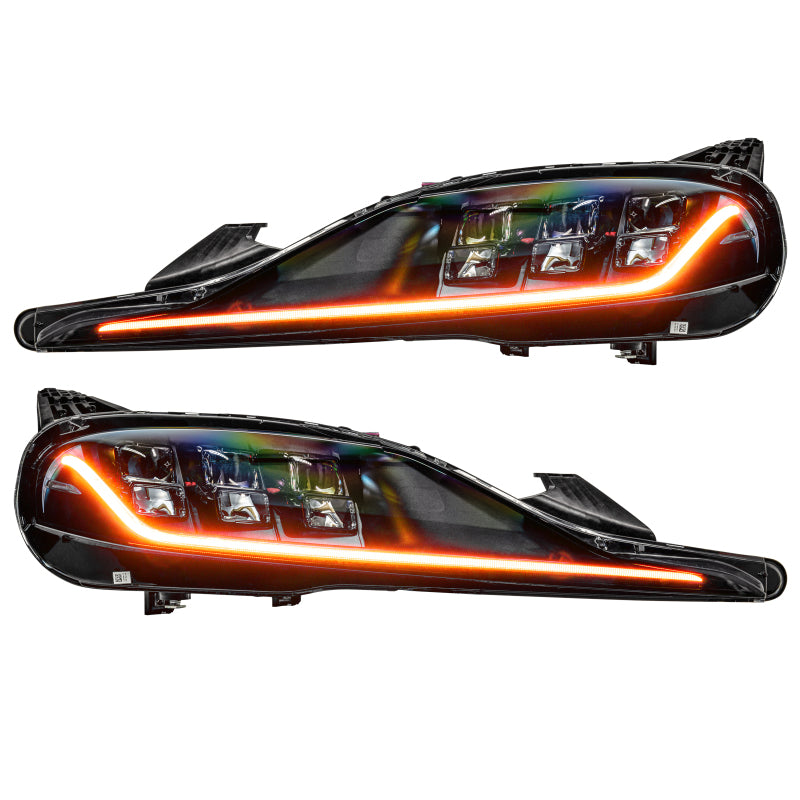 Oracle 20-21 Toyota Supra GR RGB+A Headlight DRL Upgrade Kit - ColorSHIFT w/o Controller - Mammoth Racing -