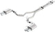 Borla 2018 Ford Mustang GT 5.0L AT/MT (w/o Valves) S-Type 3in Cat-Back Exhaust w/Polished Tips - Mammoth Racing -