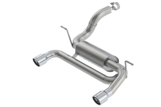 Borla 18-19 Jeep Wrangler JL/JLU 2.0L 4Cyl 2DR/4DR Axle Back Exhaust ATAK w/ 3.5in Tips - Mammoth Racing -
