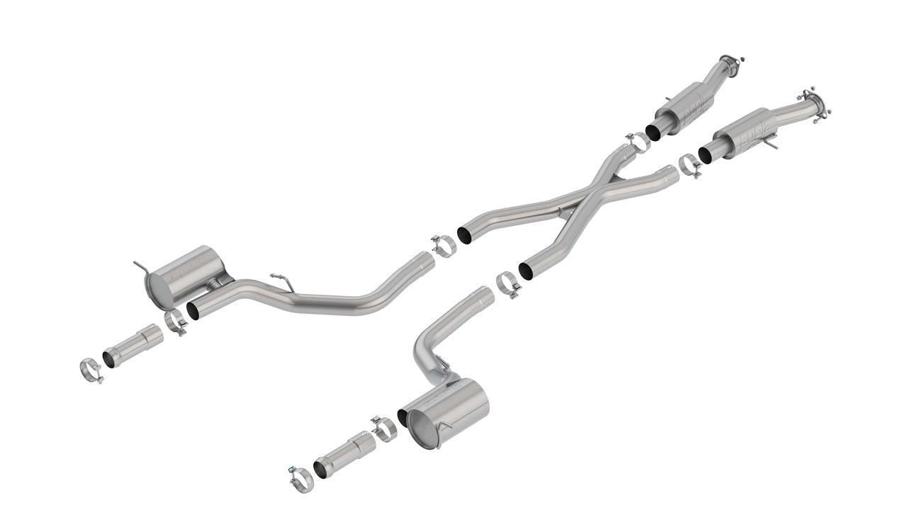 Borla 2018+ Jeep Grand Cherokee TrackHawk 6.2L V8 AWD 3in ATAK CatBack Exhaust (Uses Factory Tips) - My Store