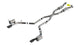 Borla 2021+ Dodge Durango SRT Hellcat 6.2L V8 AWD S-Type Cat-Back Exhaust System - Black Chrome Tips - Mammoth Racing -