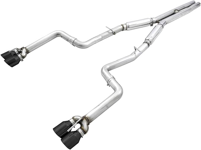 AWE Tuning 2015+ Dodge Challenger 6.4L/6.2L SC Track Edition Exhaust - Quad Diamond Black Tips - My Store