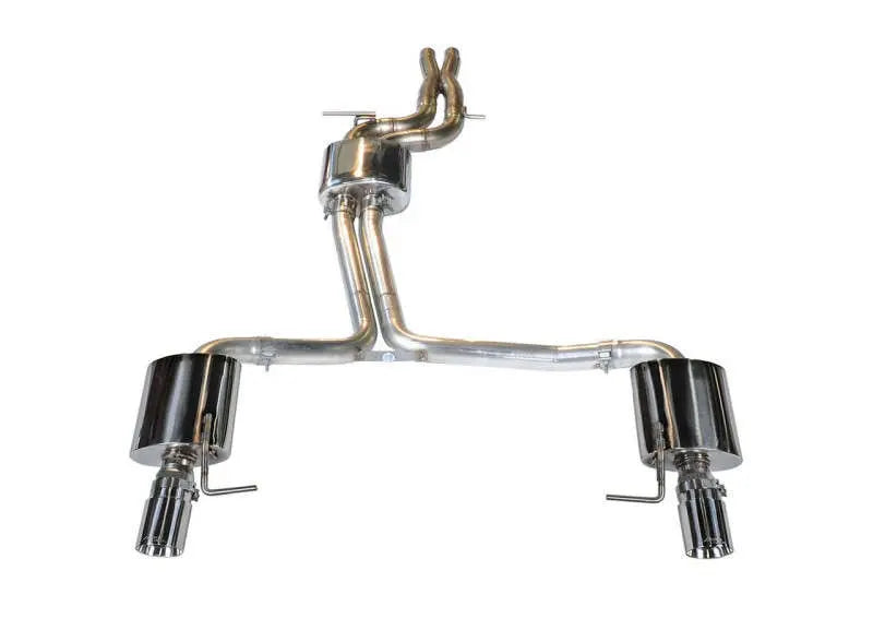 AWE Tuning Audi C7 A7 3.0T Touring Edition Exhaust - Dual Outlet Chrome Silver Tips - My Store