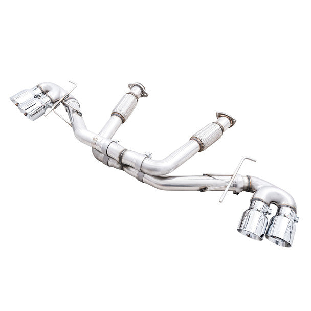 AWE Tuning 2020 Chevrolet Corvette (C8) Track Edition Exhaust - Quad Chrome Silver Tips - My Store
