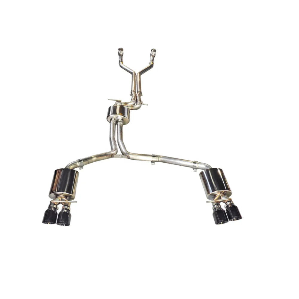 AWE Tuning Audi 8R SQ5 Touring Edition Exhaust - Quad Outlet Chrome Silver Tips - My Store