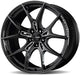 Gram Lights 57fxz 18x9.5 +22 5-114.3 Super Dark Gunmetal & Machining Rim Edge DC Wheel - Mammoth Racing -