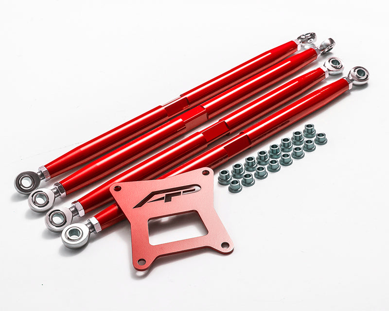 Agency Power Polaris RZR 1000/RS1/XP Turbo/RS1 Adjustable Rear Radius Arms - Red - My Store
