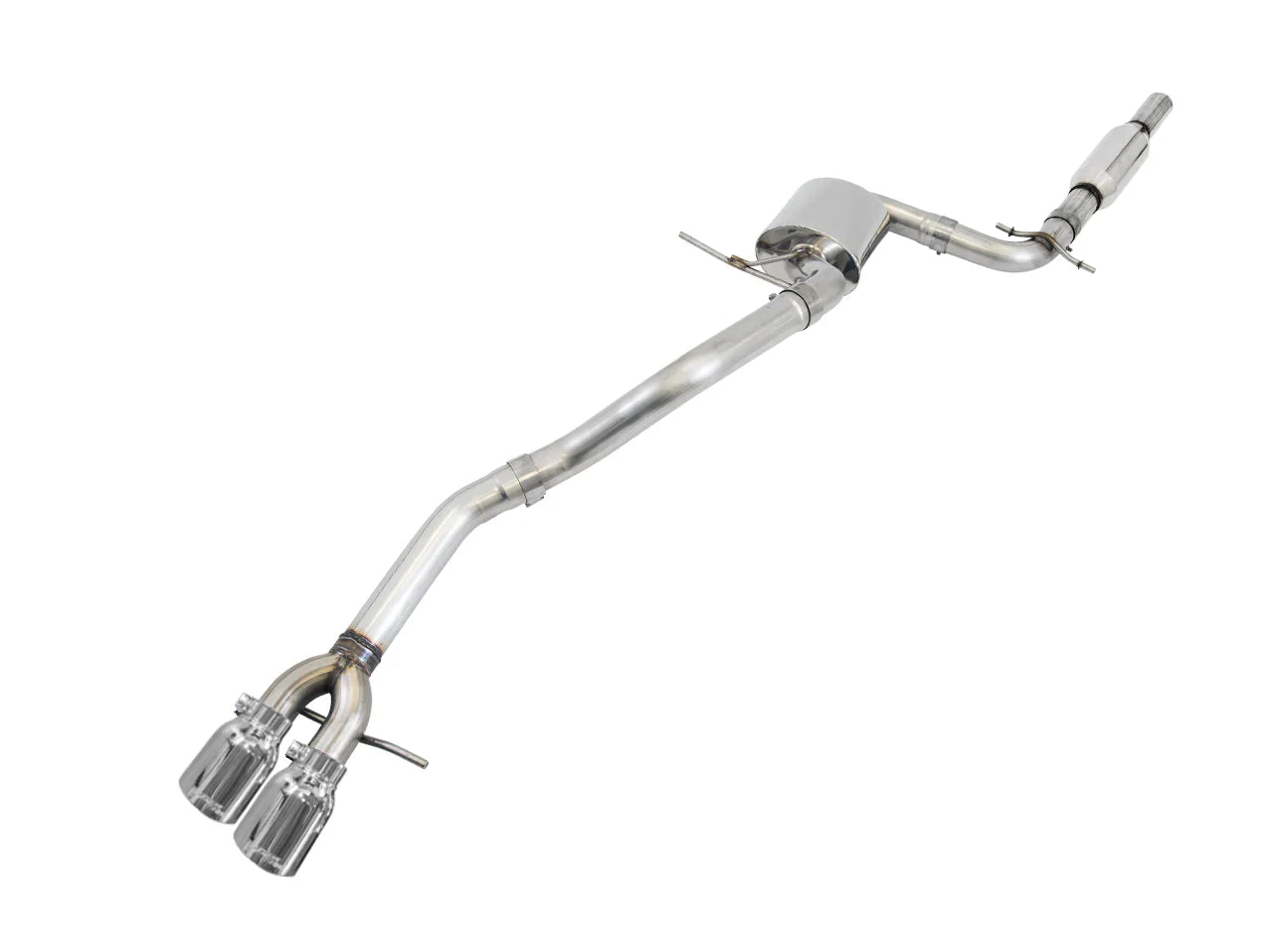 AWE Tuning Mk5 Jetta Mk6 Sportwagen 2.5L Track Edition Exhaust - Polished Silver Tips - My Store