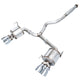 AWE Tuning Subaru STI VA / WRX GV / STI GV Sedan Touring Edition Exhaust - Chrome Silver Tip (102mm) - My Store