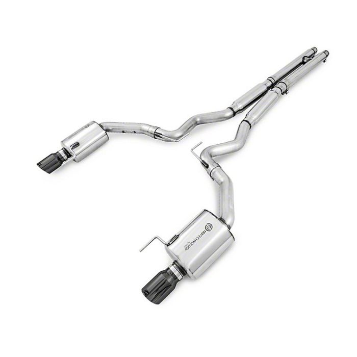 AWE Tuning S550 Mustang GT Cat-back Exhaust - Touring Edition (Diamond Black Tips) - My Store